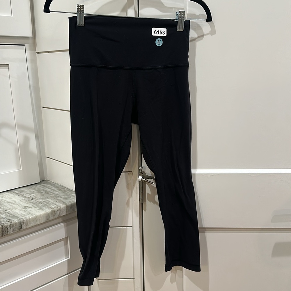 (6153) LULULEMON Align High-Rise Crop 17" Sz 6 ALIGN *EUC - Picture 5 of 8